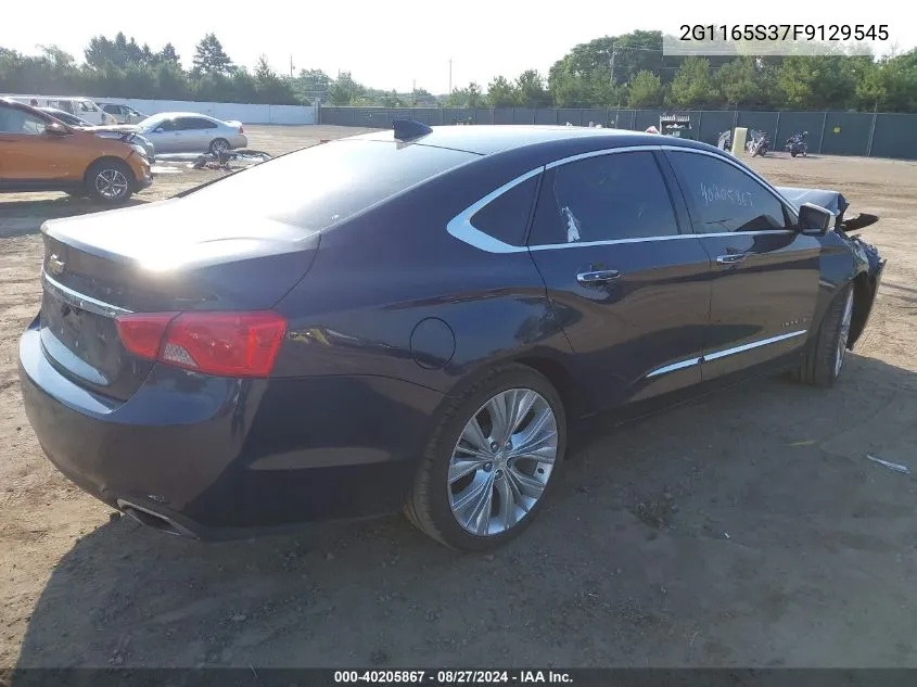 2015 Chevrolet Impala 2Lz VIN: 2G1165S37F9129545 Lot: 40205867