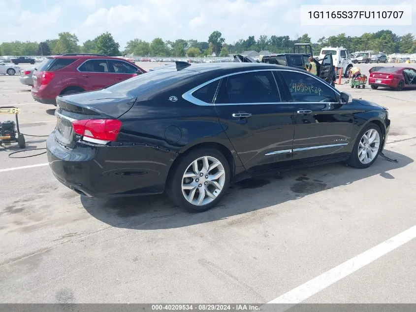 1G1165S37FU110707 2015 Chevrolet Impala 2Lz