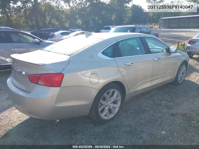 2G1125S38F9140047 2015 Chevrolet Impala 2Lt