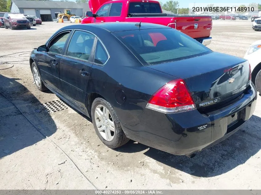 2G1WB5E36F1148910 2015 Chevrolet Impala Limited Lt