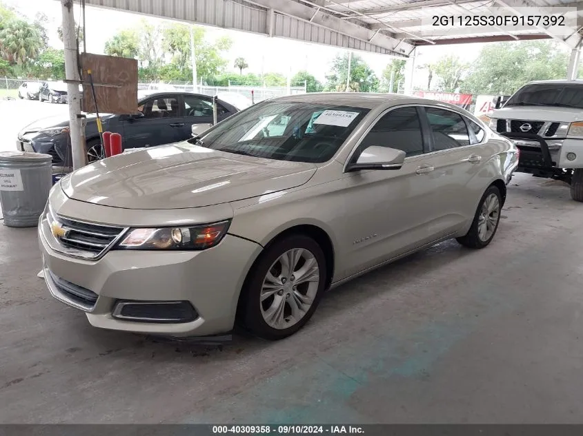 2015 Chevrolet Impala Lt VIN: 2G1125S30F9157392 Lot: 40309358