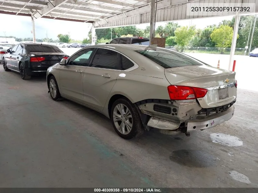 2G1125S30F9157392 2015 Chevrolet Impala Lt