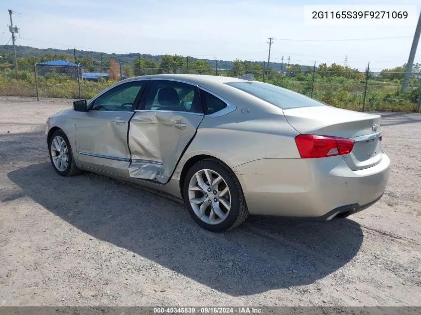 2015 Chevrolet Impala 2Lz VIN: 2G1165S39F9271069 Lot: 40345839