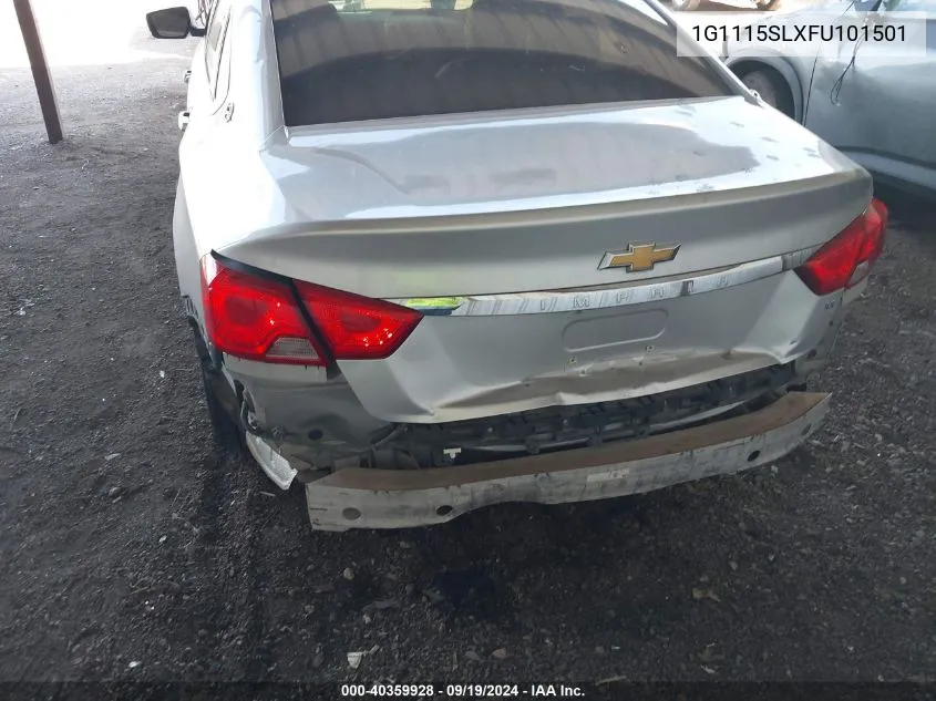 1G1115SLXFU101501 2015 Chevrolet Impala 1Lt