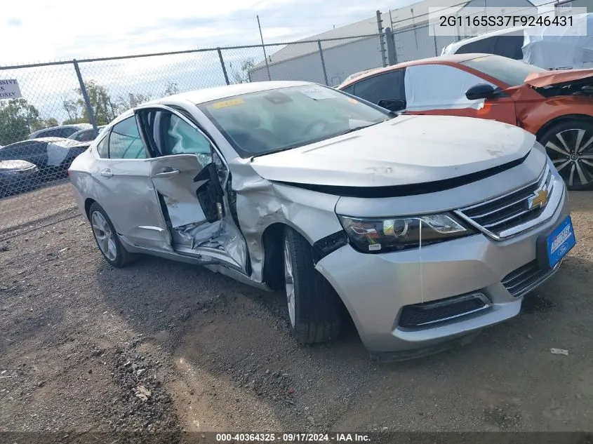 2015 Chevrolet Impala Ltz VIN: 2G1165S37F9246431 Lot: 40364325