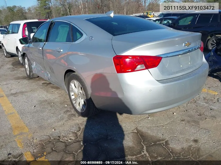 2015 Chevrolet Impala 1Lt VIN: 2G1115SLXF9103472 Lot: 40368483