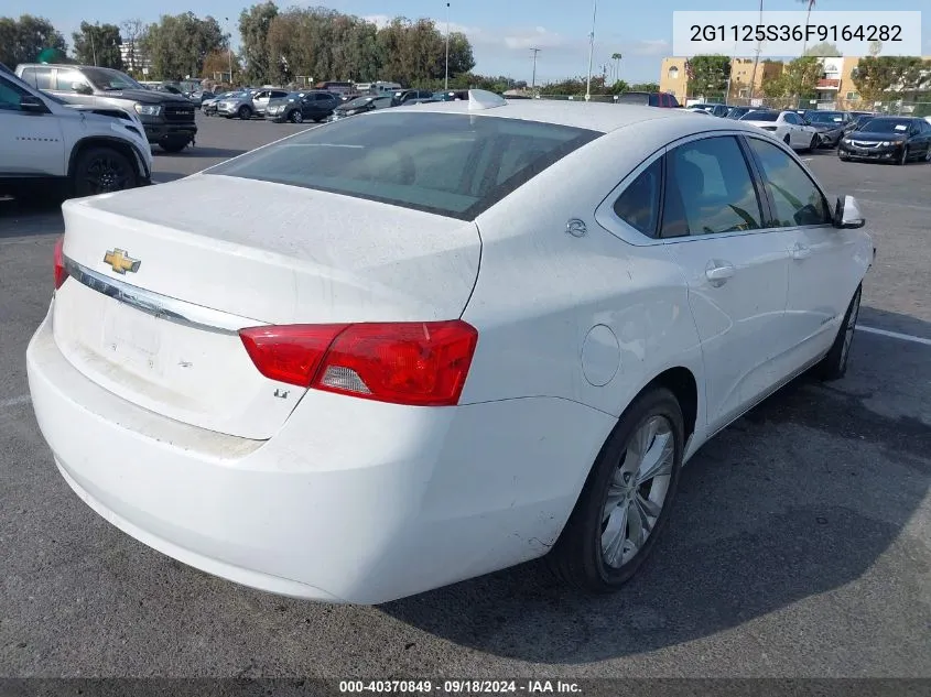 2015 Chevrolet Impala 2Lt VIN: 2G1125S36F9164282 Lot: 40370849