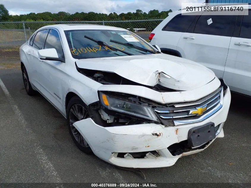 2G1115SL8F9116740 2015 Chevrolet Impala Lt