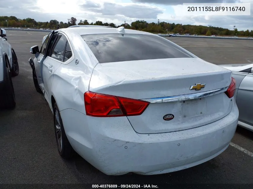 2G1115SL8F9116740 2015 Chevrolet Impala Lt