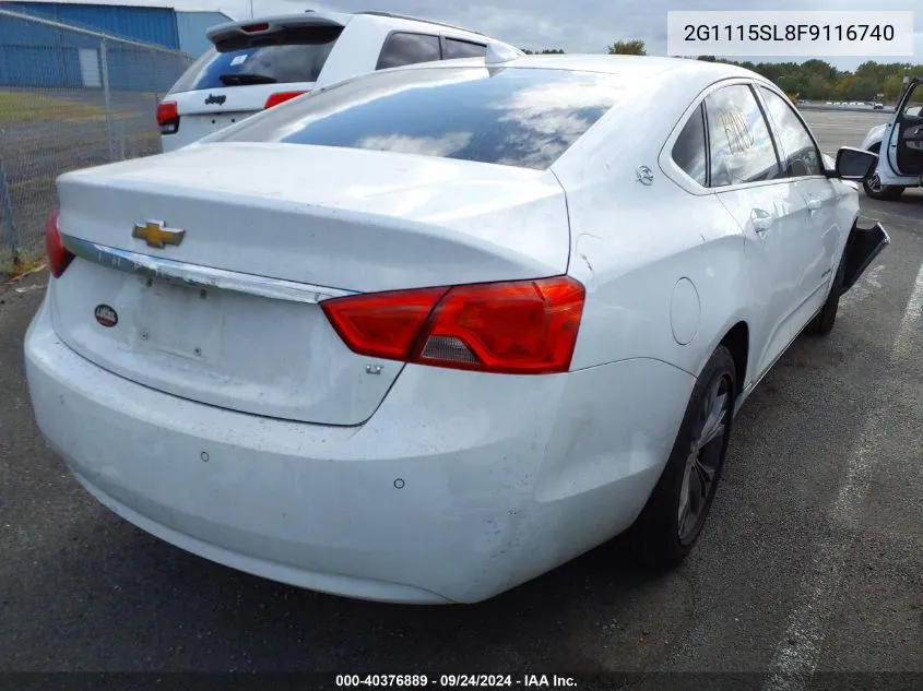 2G1115SL8F9116740 2015 Chevrolet Impala Lt