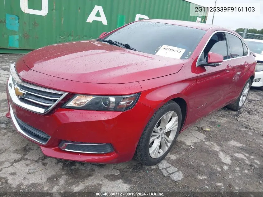 2G1125S39F9161103 2015 Chevrolet Impala 2Lt