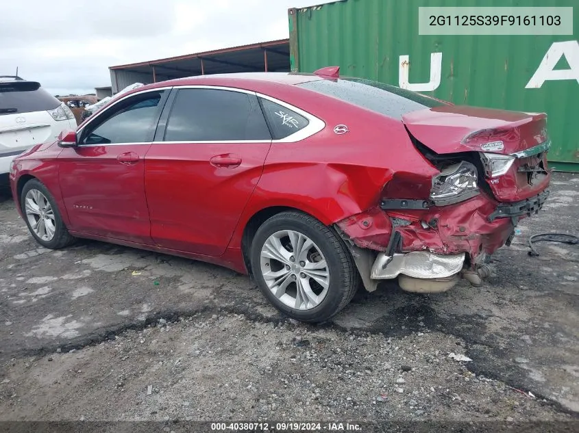 2G1125S39F9161103 2015 Chevrolet Impala 2Lt