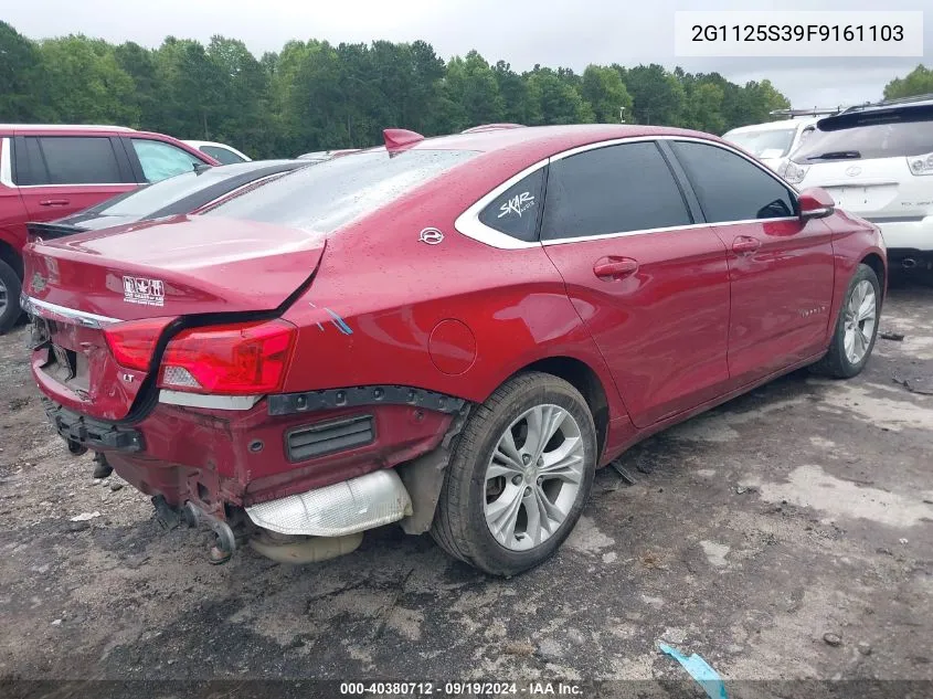 2G1125S39F9161103 2015 Chevrolet Impala 2Lt