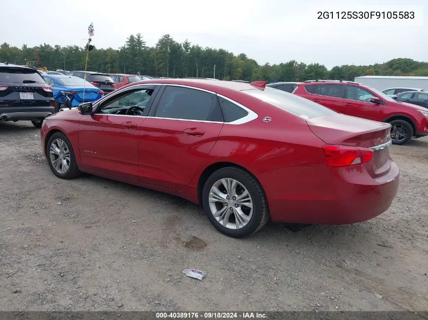 2G1125S30F9105583 2015 Chevrolet Impala 2Lt