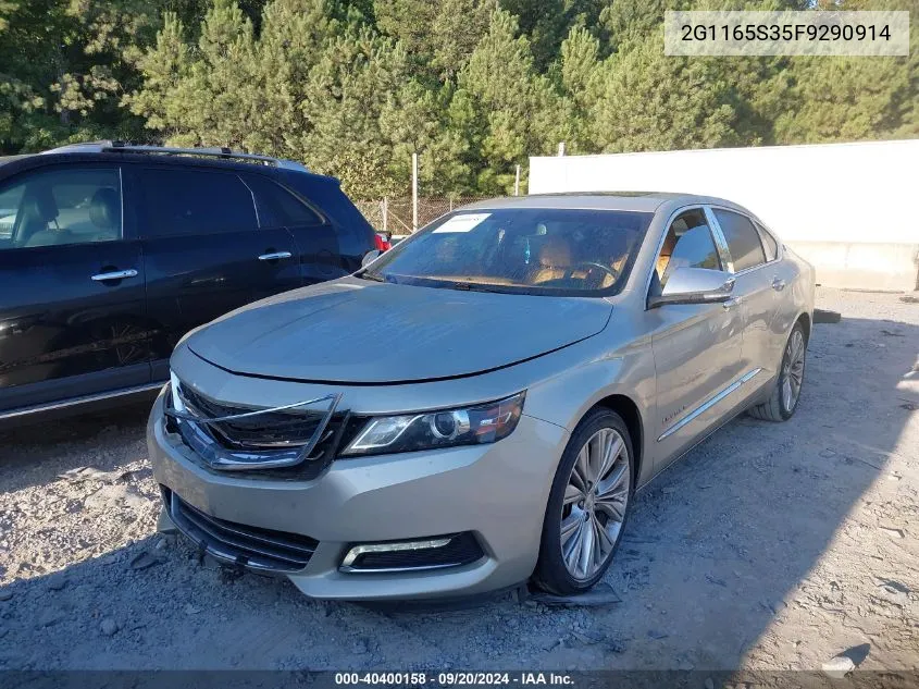 2G1165S35F9290914 2015 Chevrolet Impala 2Lz