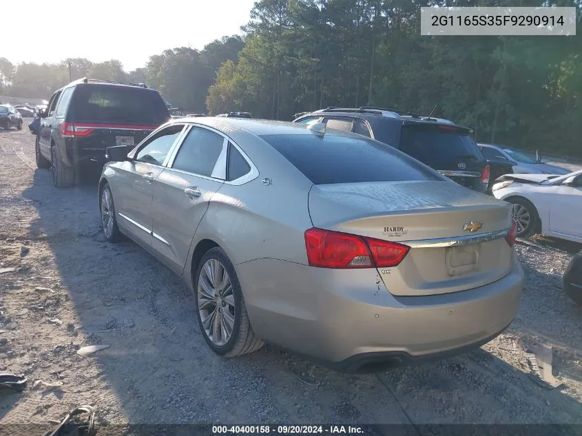 2G1165S35F9290914 2015 Chevrolet Impala 2Lz