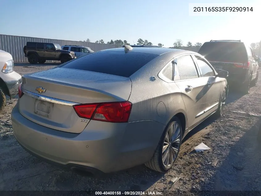 2G1165S35F9290914 2015 Chevrolet Impala 2Lz