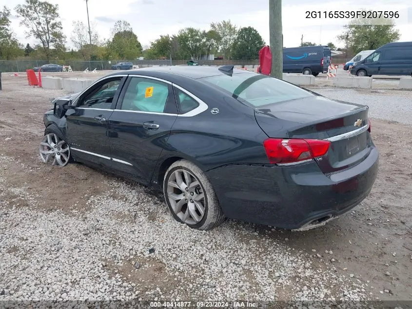 2015 Chevrolet Impala 2Lz VIN: 2G1165S39F9207596 Lot: 40414877