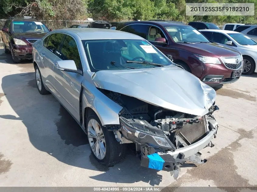 2G1125S35F9182210 2015 Chevrolet Impala 2Lt