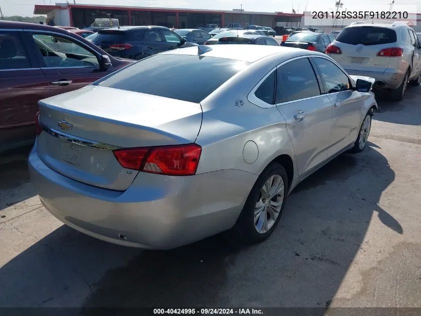 2G1125S35F9182210 2015 Chevrolet Impala 2Lt