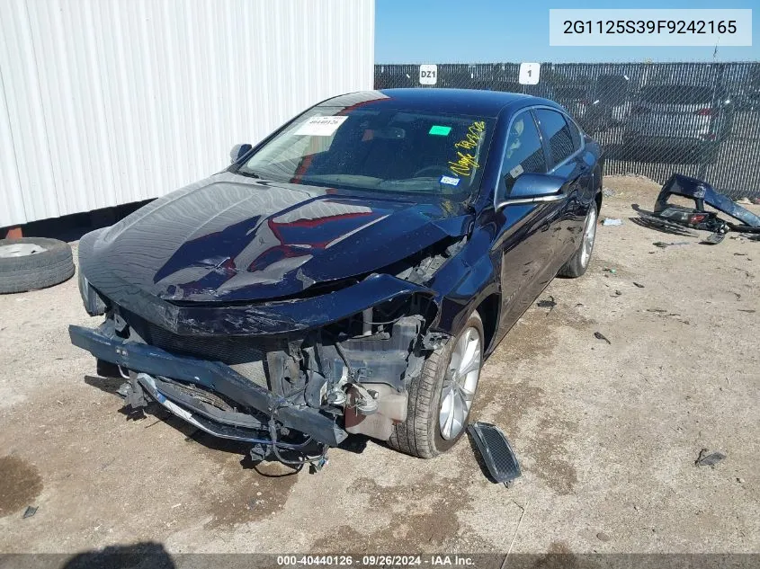 2G1125S39F9242165 2015 Chevrolet Impala Lt