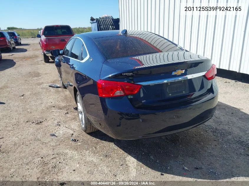 2G1125S39F9242165 2015 Chevrolet Impala Lt