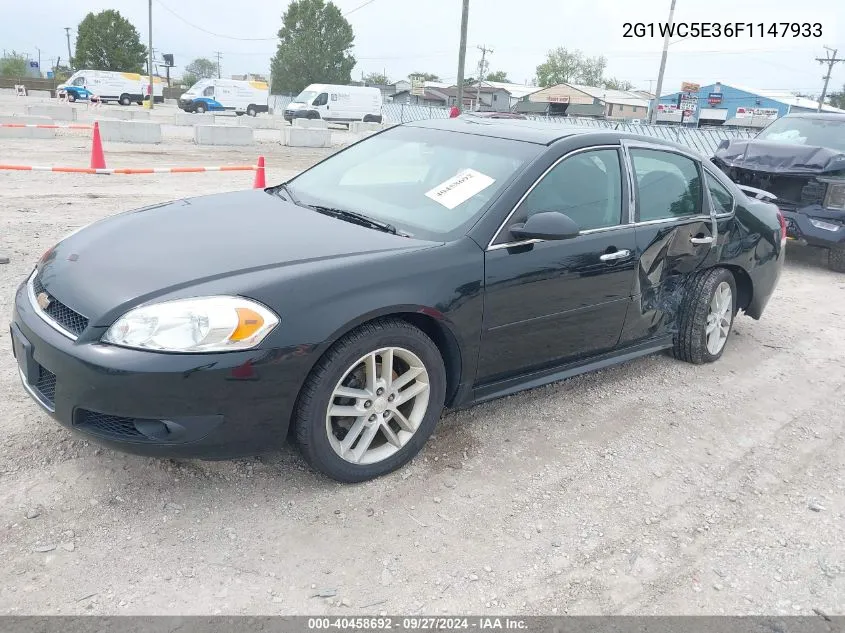 2015 Chevrolet Impala Limited Ltz VIN: 2G1WC5E36F1147933 Lot: 40458692