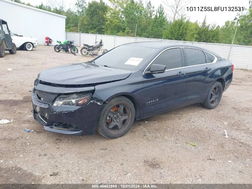 1G11Z5SL8FU132531 2015 Chevrolet Impala Ls