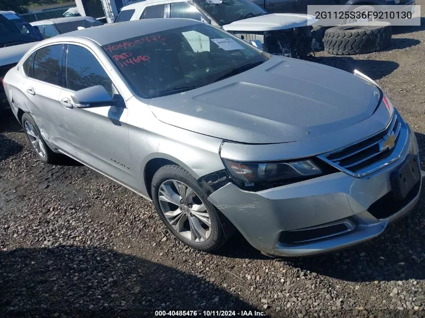 2015 Chevrolet Impala Lt VIN: 2G1125S36F9210130 Lot: 40485476