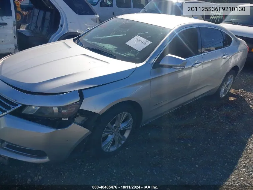 2015 Chevrolet Impala Lt VIN: 2G1125S36F9210130 Lot: 40485476