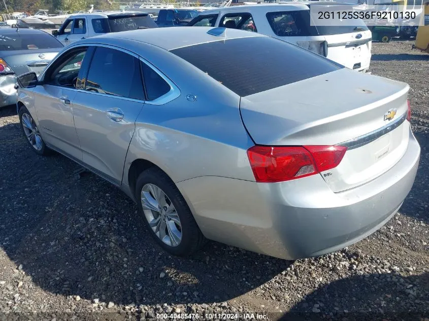 2015 Chevrolet Impala Lt VIN: 2G1125S36F9210130 Lot: 40485476