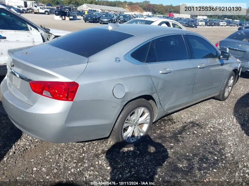 2015 Chevrolet Impala Lt VIN: 2G1125S36F9210130 Lot: 40485476