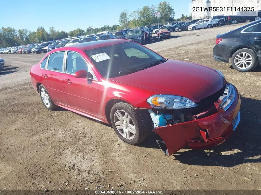 2015 Chevrolet Impala Limited Lt VIN: 2G1WB5E31F1144375 Lot: 40498616