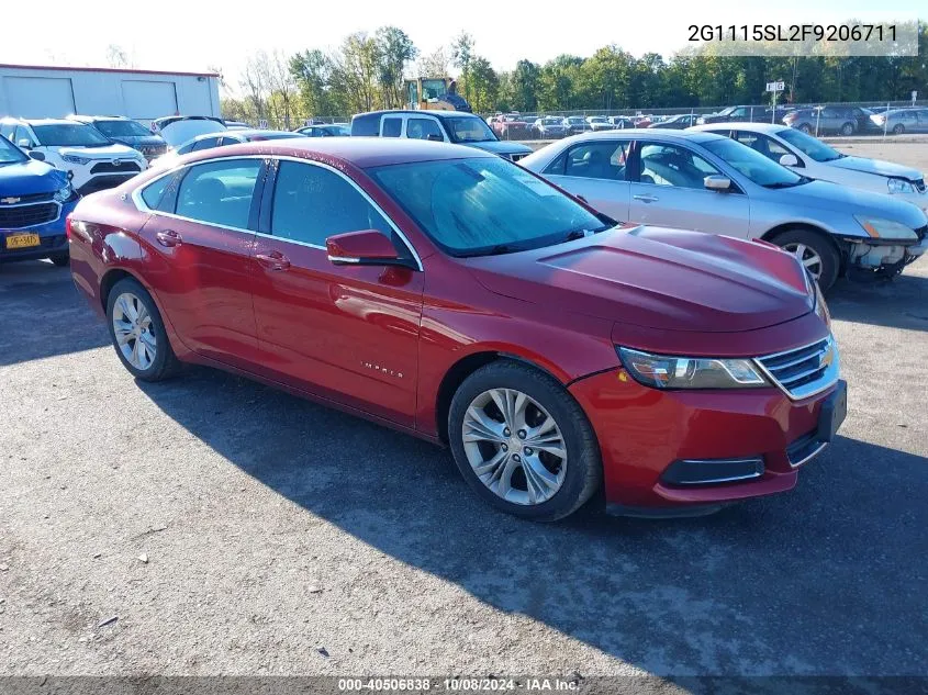 2G1115SL2F9206711 2015 Chevrolet Impala Lt