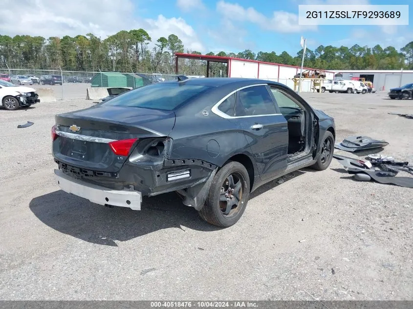 2G11Z5SL7F9293689 2015 Chevrolet Impala Ls