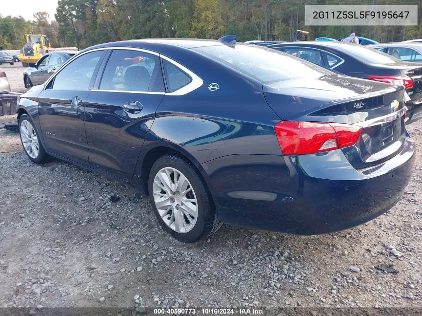 2015 Chevrolet Impala Ls VIN: 2G11Z5SL5F9195647 Lot: 40590773