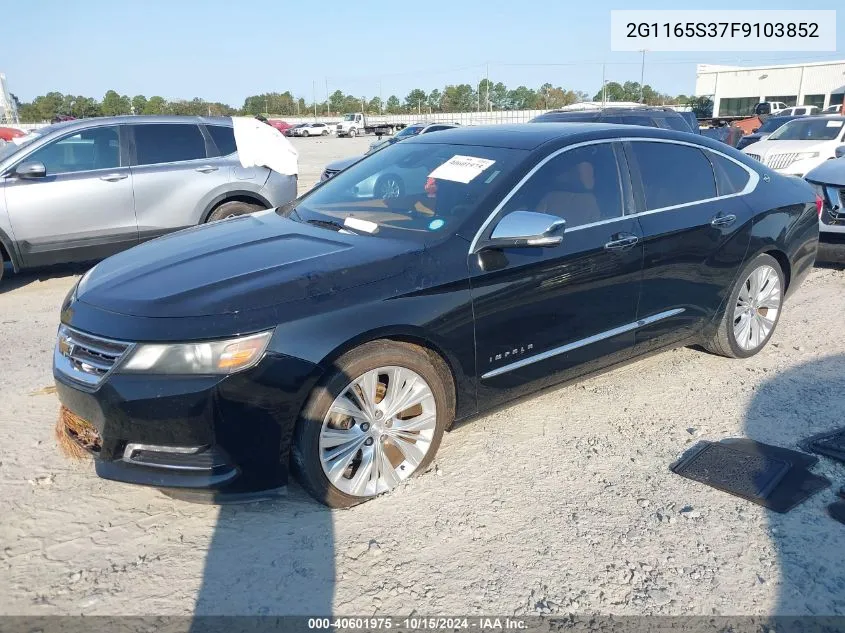 2015 Chevrolet Impala 2Lz VIN: 2G1165S37F9103852 Lot: 40601975