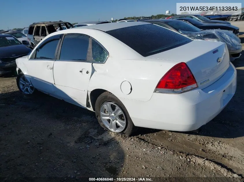 2G1WA5E34F1133843 2015 Chevrolet Impala Limited Ls