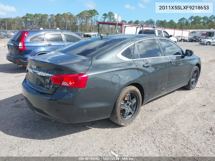 2015 Chevrolet Impala 1Fl VIN: 2G11X5SLXF9218653 Lot: 40750082