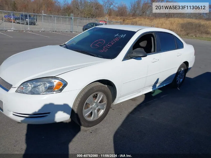 2G1WA5E33F1130612 2015 Chevrolet Impala Limited Ls