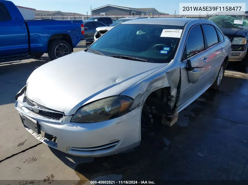 2015 Chevrolet Impala Limited Ls VIN: 2G1WA5E39F1158477 Lot: 40802521