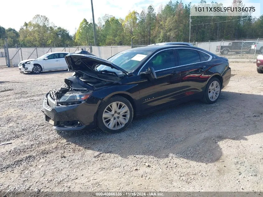 2015 Chevrolet Impala Ls VIN: 1G11X5SL9FU136075 Lot: 40866335