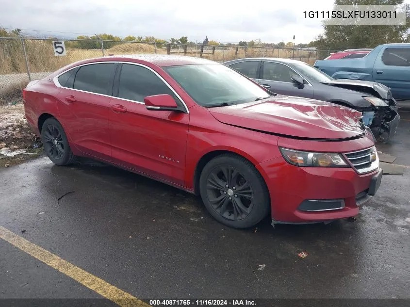 2015 Chevrolet Impala 1Lt VIN: 1G1115SLXFU133011 Lot: 40871765