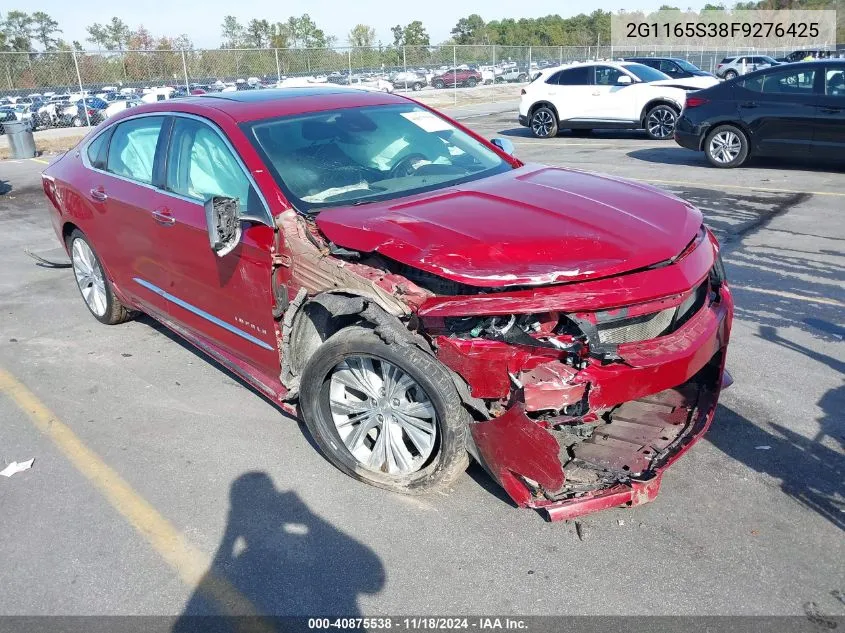 2015 Chevrolet Impala Ltz VIN: 2G1165S38F9276425 Lot: 40875538