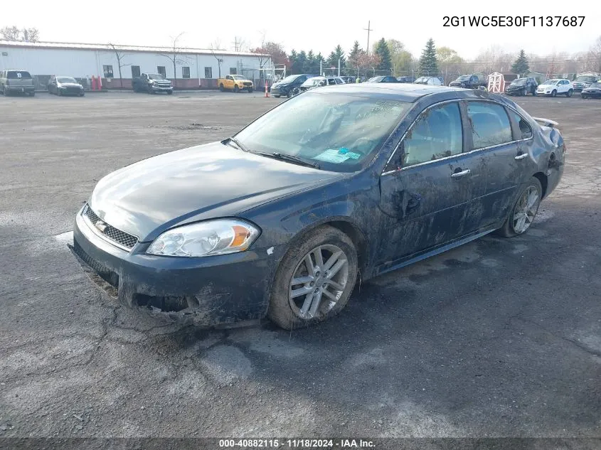 2015 Chevrolet Impala Limited Ltz VIN: 2G1WC5E30F1137687 Lot: 40882115