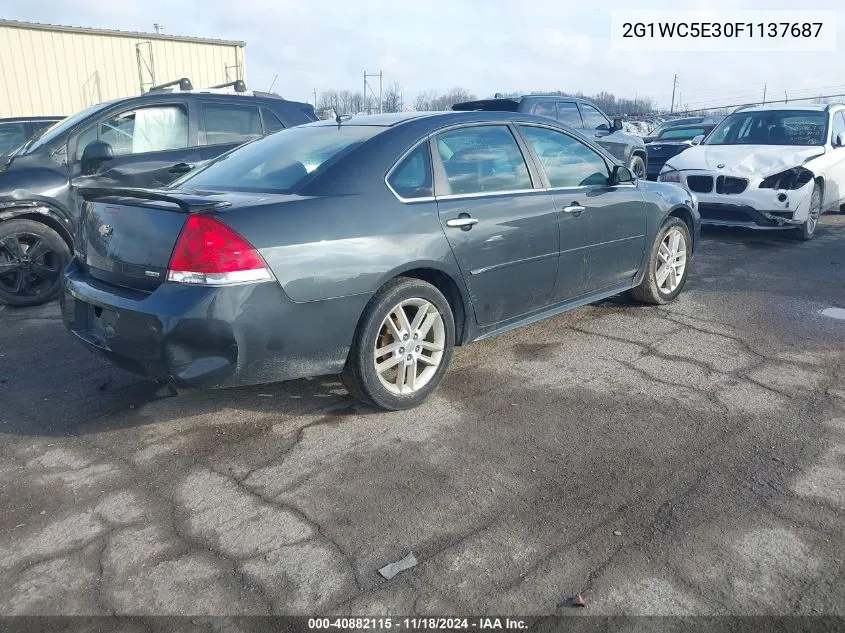 2015 Chevrolet Impala Limited Ltz VIN: 2G1WC5E30F1137687 Lot: 40882115