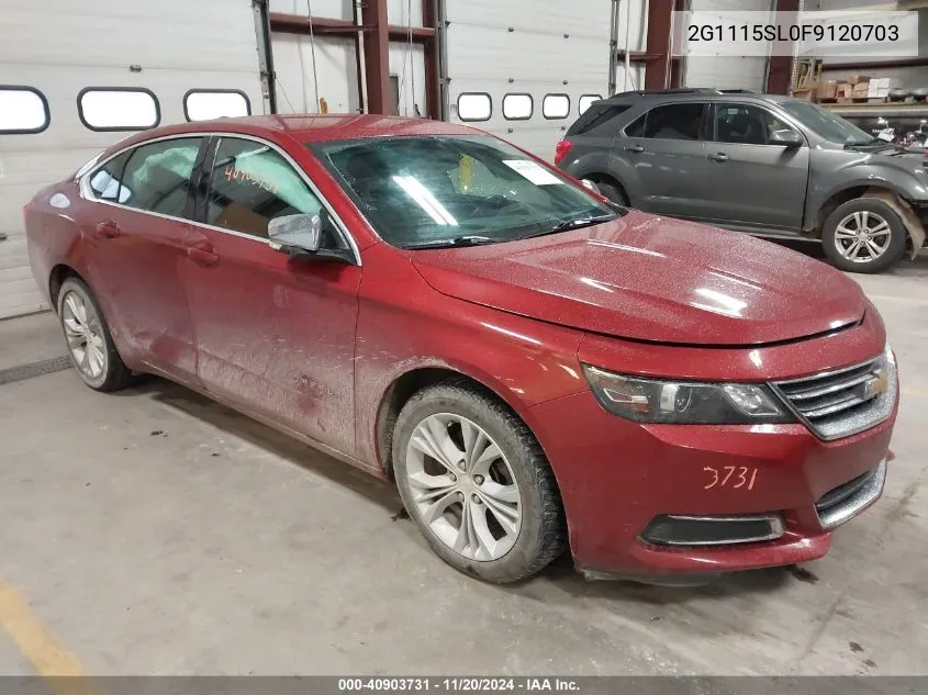 2015 Chevrolet Impala 1Lt VIN: 2G1115SL0F9120703 Lot: 40903731