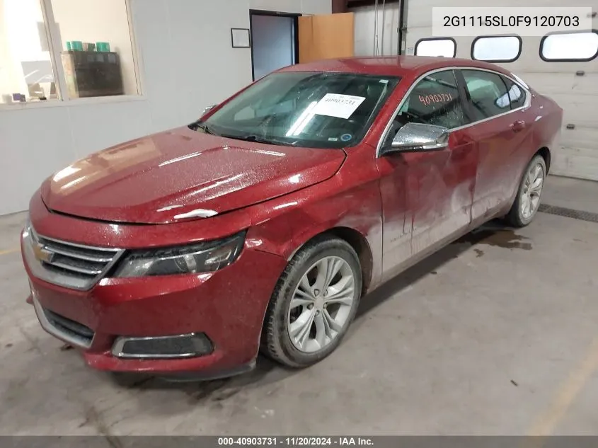 2015 Chevrolet Impala 1Lt VIN: 2G1115SL0F9120703 Lot: 40903731