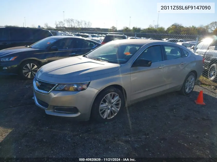 2015 Chevrolet Impala Ls VIN: 2G11Z5SL6F9147090 Lot: 40920639