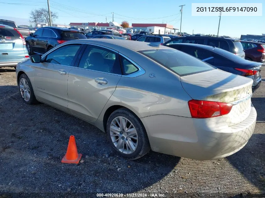 2015 Chevrolet Impala Ls VIN: 2G11Z5SL6F9147090 Lot: 40920639